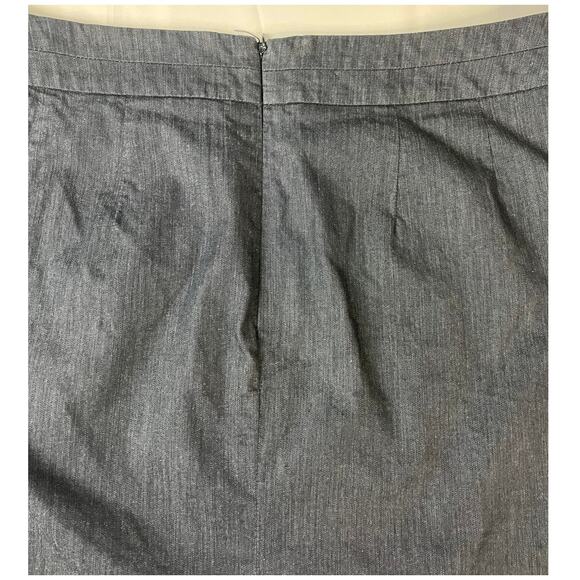 Ann Taylor Loft Petite, Size 12P, Blue Skirt Looks Like Denim - Picture 8 of 9